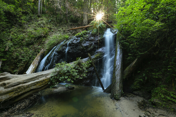 Hike to Mendocino Waterfall | Russian Gulch State Park