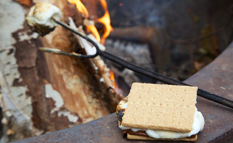 Roasting S'mores